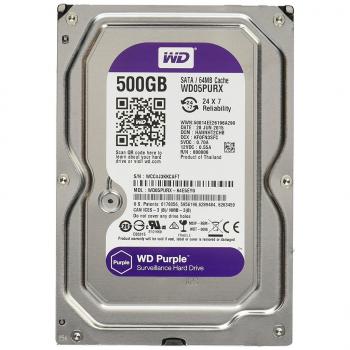 Ổ cứng HDD WD Purple 500GB, 3.5inch chuyên dụng cho camera.