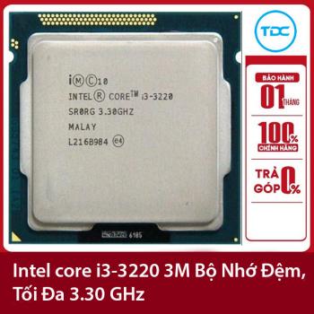 Bộ vi xử lý Intel CPU Core i3-3220 3.30GHz ,55w 2 lõi 4 luồng, 3MB Cache Socket Intel LGA 1155