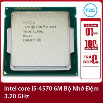 Bộ vi xử lý Intel CPU Core i5-4570 3.20GHz ,84w 4 lõi 4 luồng, 6MB Cache Socket Intel LGA 1150