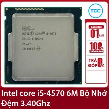 Bộ vi xử lý Intel CPU Core i5-4670 3.40GHz ,84w 4 lõi 4 luồng, 6MB Cache Socket Intel LGA 1150