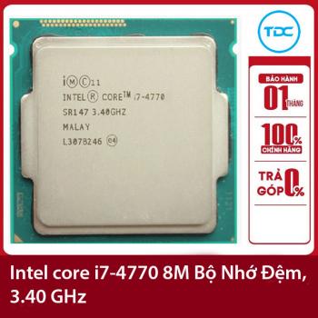 Bộ vi xử lý Intel CPU Core i7-4770 3.40GHz ,84w 4 lõi 8 luồng, 8MB Cache Socket Intel LGA 1150