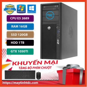 Máy Trạm HP Workstation Z420 CPU E5 2689 | Ram 16GB | SSD 120GB | HDD 1TB | GTX 1050TI